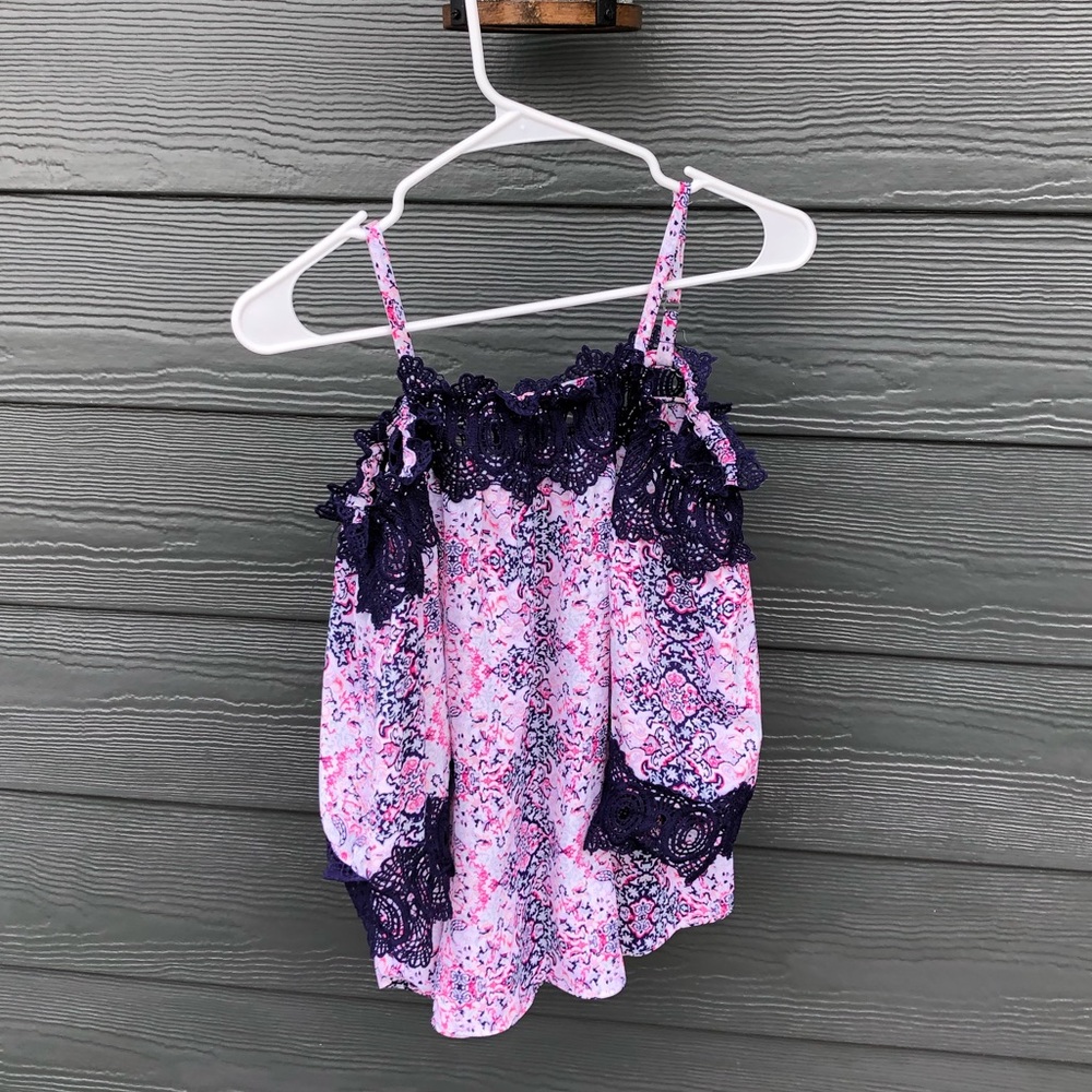 Off the shoulder lacy top